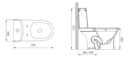  JOM-Bàn cầu 1 khối-11299-2-1/31P-I011 