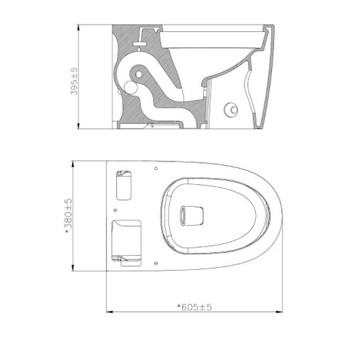 JOM-Bàn cầu bán thông minh-J11022-1-1/31K-1 