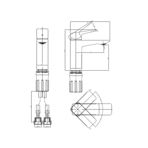  JOM-Vòi Lavabo Rửa Tay Nóng Lạnh-32312-477/1B-I011 