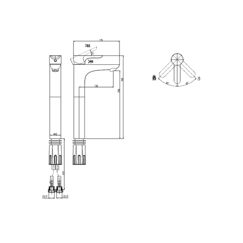  JOM-Vòi Lavabo Rửa Tay Nóng Lạnh-32161-139/1B1-Z 