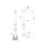  JOM-Vòi Lavabo Rửa Tay Nóng Lạnh-32311-477/1B-I011 