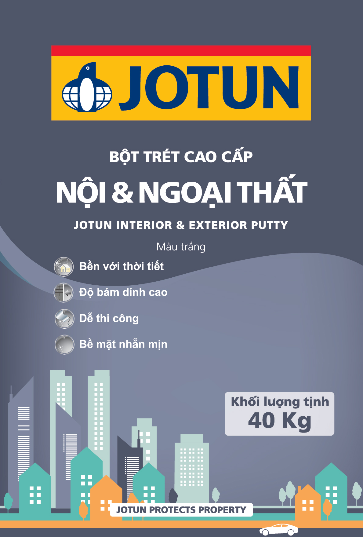 Bột Trét Cao Cấp Nội & Ngoại Thất (40 Kg) – Songiatot