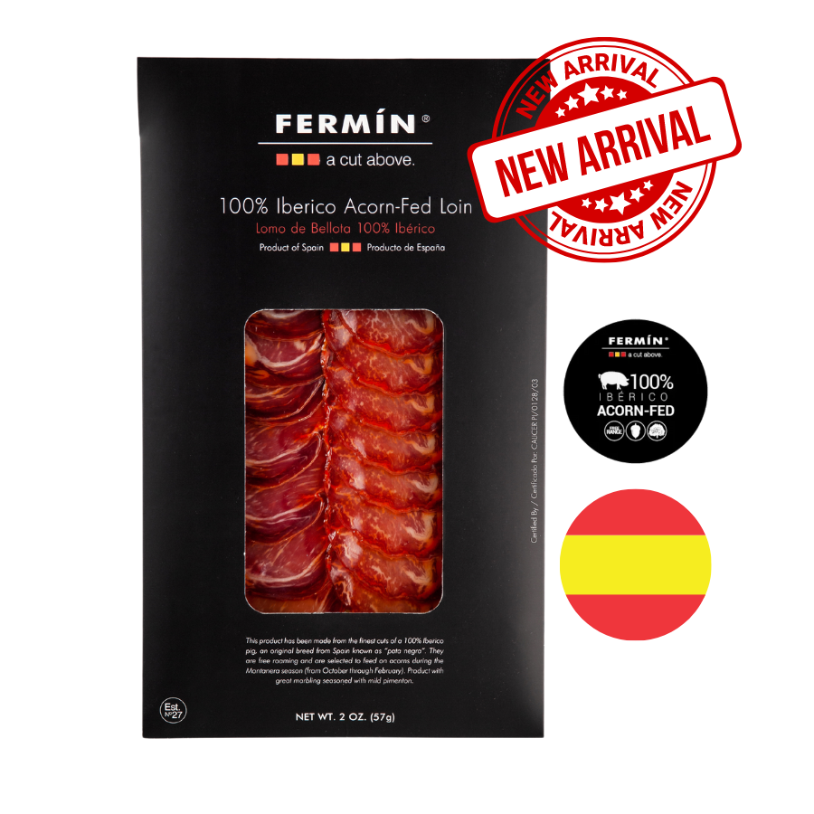  Thịt Heo Iberico Bellota Loin Muối Cắt Lát 57Gr Fermin 