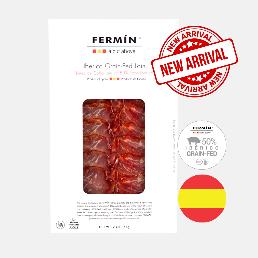  Thịt Heo Iberico 50% Cebo Loin Cắt Lát Fermin 57Gr 