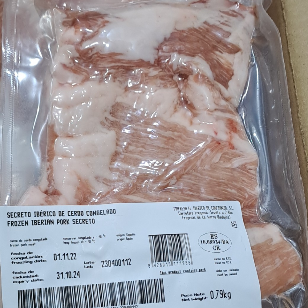  Thịt Diềm Thăn Heo Iberico Tây Ban Nha Mafresa 1Kg 