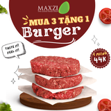  [TPHCM - MUA 3 TẶNG 1] Thịt Bò Burger Úc Carne Meats Raw 