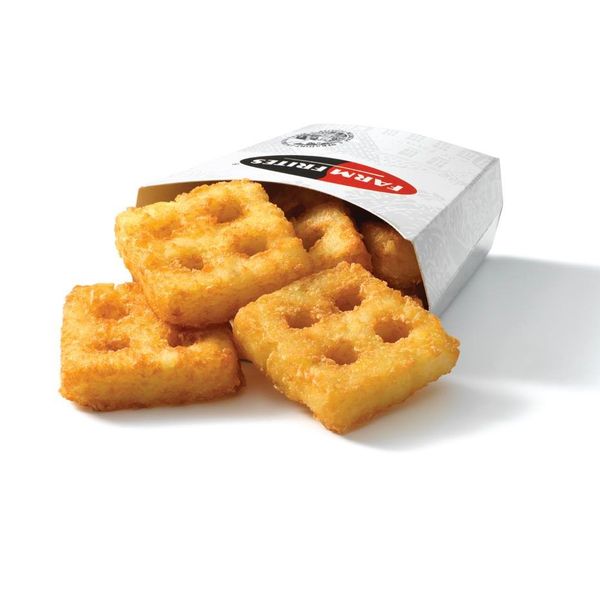  Khoai Tây Mini Waffle Hashbrown Farm Frites Đông Lạnh 1kg 