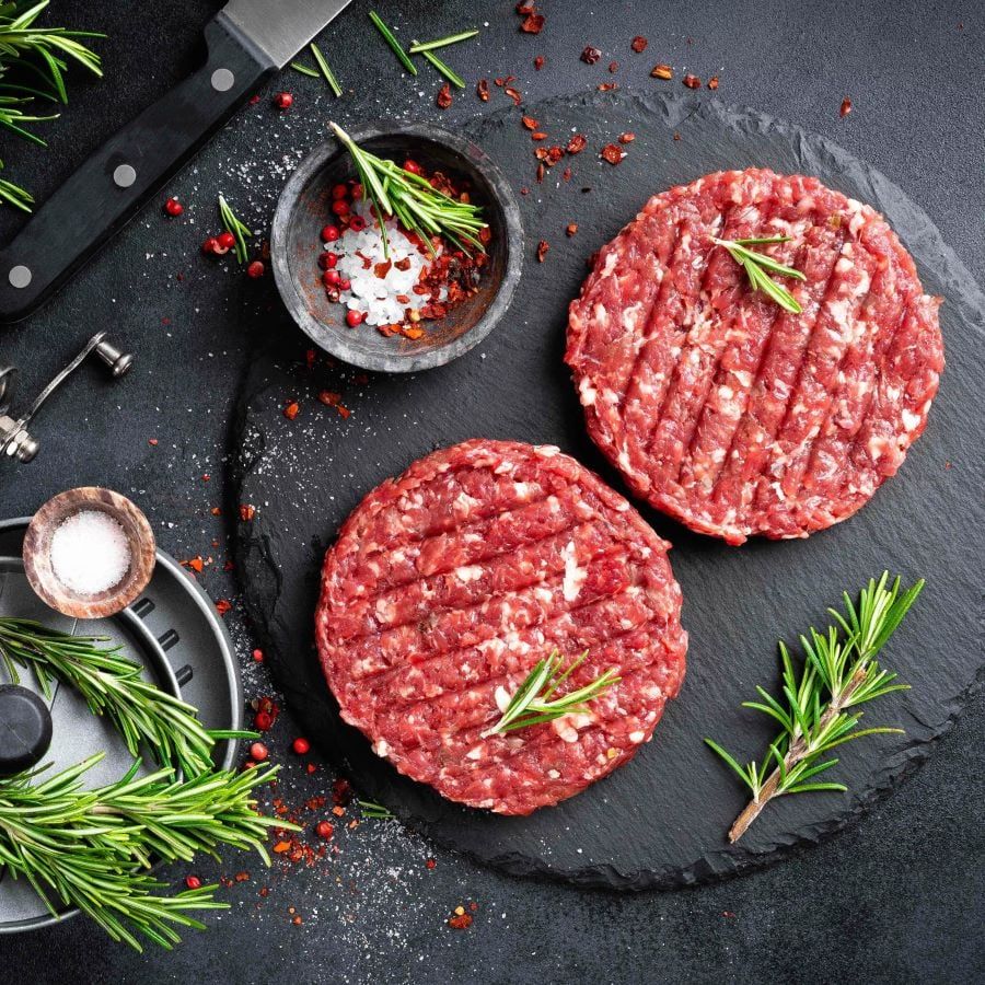  [TPHCM - MUA 3 TẶNG 1] Thịt Bò Burger Úc Carne Meats Raw 