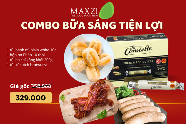  COMBO BỮA SÁNG TIỆN LỢI 