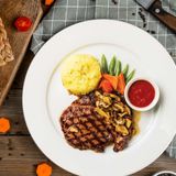  Steak Đầu Thăn Ngoại Bò Úc Carne Meats Raw 