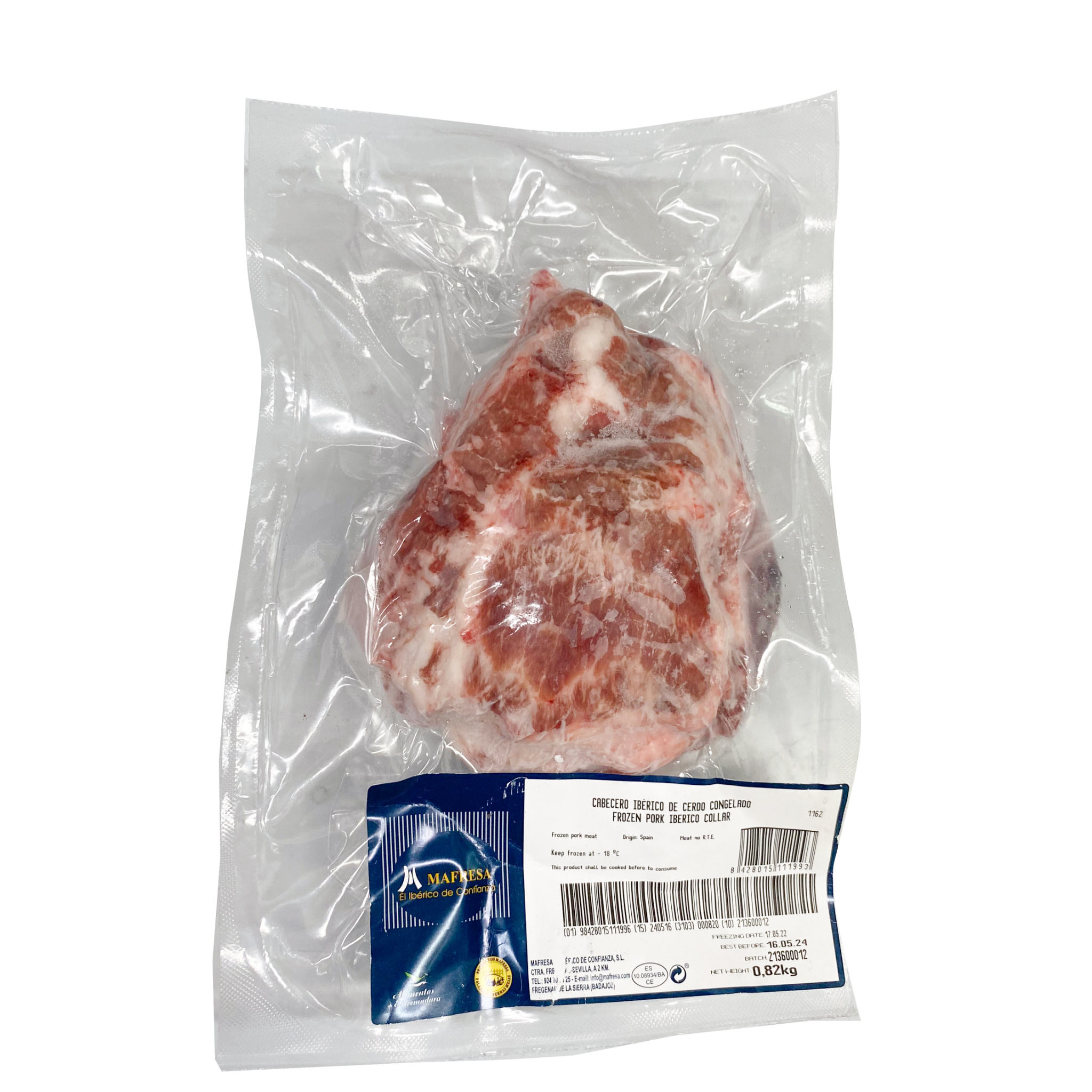  Thịt Cổ Heo Đen Iberico Tây Ban Nha Mafresa 1kg 