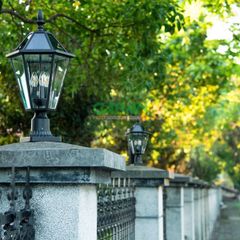 Đèn Trụ Cổng Năng Lượng Mặt Trời Kiểu Tân Cổ Điển Cho Biệt Thự, Villa