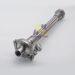 Cùm Clamp Nối Nhanh Vi Sinh Cùng Ống Hàn Và Ống Mềm Thép 304