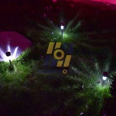 Đèn Trang Trí Quán Cafe Sân Vườn Năng Lượng Mặt Trời Dạng Ống, 1 Bóng Led Bằng Inox