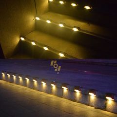 4 Đèn Năng Lượng Mặt Trời Có Cảm Biến Gắn Cầu Thang, Ban Công Bằng Nhựa ABS+PC