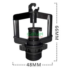 Béc Phun Tưới Cây Xoay Tự Động 1/2″ DN15