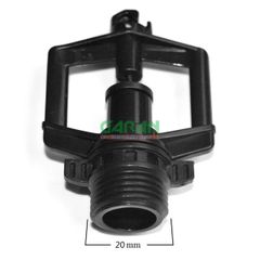 Béc Phun Tưới Cây Xoay Tự Động 1/2″ DN15