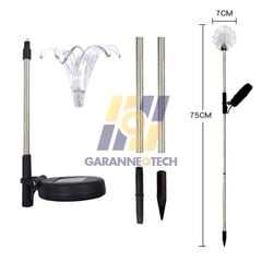 Đèn Trang Trí Sân Vườn Đẹp Hình Hoa Hướng Dương, Lily, Bồ Công Anh