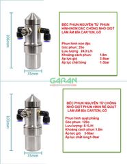 Béc Phun Sương Siêu Mịn Dập Bụi, Tạo Ẩm Tránh Nhỏ Giọt
