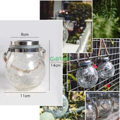 Đèn Trang Trí Quán Cafe Sân Vườn Chống Nước Sử Dụng Năng Lượng Mặt Trời