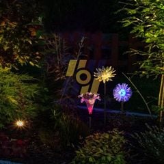 Đèn Trang Trí Sân Vườn Đẹp Hình Hoa Hướng Dương, Lily, Bồ Công Anh