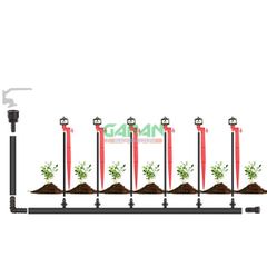 Béc Phun Tưới Cây Xoay Tự Động 1/2″ DN15