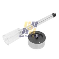 Đèn Trang Trí Quán Cafe Sân Vườn Năng Lượng Mặt Trời Dạng Ống, 1 Bóng Led Bằng Inox