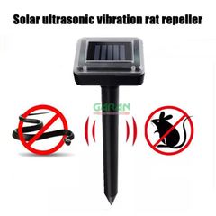 Máy Đuổi Chuột, Rắn, Côn Trùng Năng Lượng Mặt Trời Hình Vuông Bằng Nhựa ABS Dùng Sóng Siêu Âm