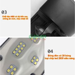 Đèn Chiếu Trang Trí Năng Lượng Mặt Trời 2W 20 Led