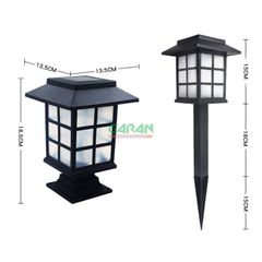 Đèn Trang Trí Sân Vườn Năng Lượng Mặt Trời Hình Ngôi Nhà Mái Bằng 1 Bóng Led