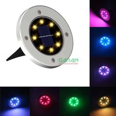 Đèn Led Trang Trí Sân Vườn Năng Lượng Mặt Trời Liền Thể Bằng Nhựa ABS+Inox