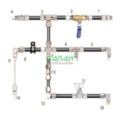 Vòi Phun Nguyên Tử Ruby 1/8” Phun Sương Chống Nhỏ Giọt