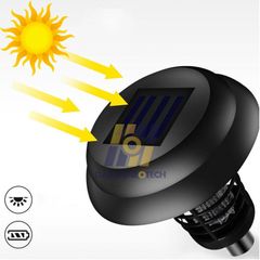 Đèn Diệt Muỗi, Diệt Côn Trùng Năng Lượng Mặt Trời Bằng Nhựa ABS, Ánh Sáng Trắng