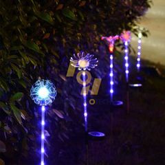 Đèn Trang Trí Sân Vườn Đẹp Hình Hoa Hướng Dương, Lily, Bồ Công Anh