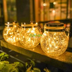 Đèn Trang Trí Quán Cafe Sân Vườn Chống Nước Sử Dụng Năng Lượng Mặt Trời