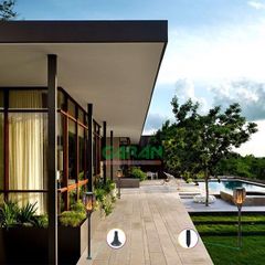 Đèn Năng Lượng Mặt Trời Trang Trí Sân Vườn Hình Ngọn Đuốc 51 Led, 96 Led