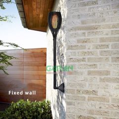 Đèn Năng Lượng Mặt Trời Trang Trí Sân Vườn Hình Ngọn Đuốc 51 Led, 96 Led