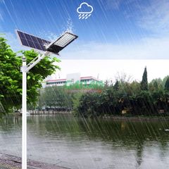 Đèn Đường Led Năng Lượng Mặt Trời Nano Vỏ Nhôm 50W 50 LED