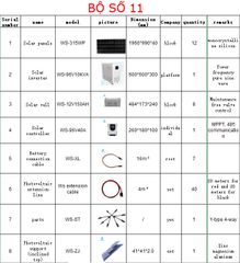 Hệ thống máy phát điện nặng lượng mặt trời cho gia đình