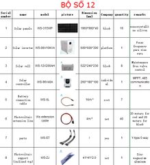 Hệ thống máy phát điện nặng lượng mặt trời cho gia đình