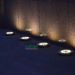 Đèn Led Trang Trí Sân Vườn Năng Lượng Mặt Trời Liền Thể Bằng Nhựa ABS+Inox