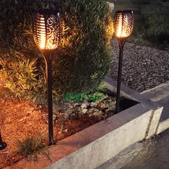 Đèn Năng Lượng Mặt Trời Trang Trí Sân Vườn Hình Ngọn Đuốc 51 Led, 96 Led