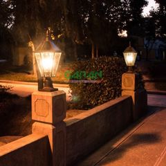 Đèn Trụ Cổng Năng Lượng Mặt Trời Kiểu Tân Cổ Điển Cho Biệt Thự, Villa