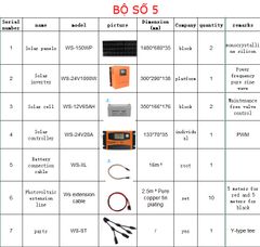 Hệ thống máy phát điện nặng lượng mặt trời cho gia đình
