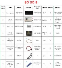 Hệ thống máy phát điện nặng lượng mặt trời cho gia đình