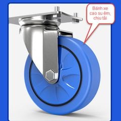 Xe Đẩy Hàng 4 Bánh 150KG Bằng Thép Gấp Gọn