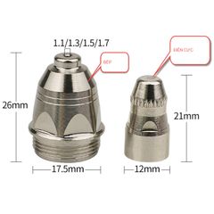 Béc Cắt Plasma P80 Sử Dụng Cho Mỏ Cắt Plasma P80, P100 Hoặc P120