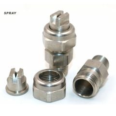 Béc Phun Quạt Phẳng Unijet 3 Mảnh Có Lọc Kết Hợp Đầu Phun Kiểu TPU, HVV 1101, 1102, 1103