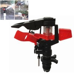 Béc Tưới Cánh Đập Màu Đen Cam Phun Xoay 360° DN15 (1/2 Inch)
