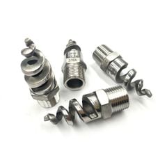 Béc Phun Nước Dạng Xoắn Ốc Bằng Thép Không Gỉ 316L